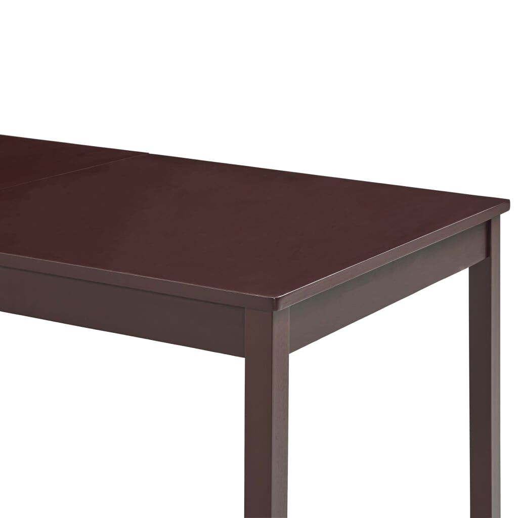 vidaXL Τραπεζαρία Σκούρο Καφέ 180 x 90 x 73 εκ. από Ξύλο Πεύκου
