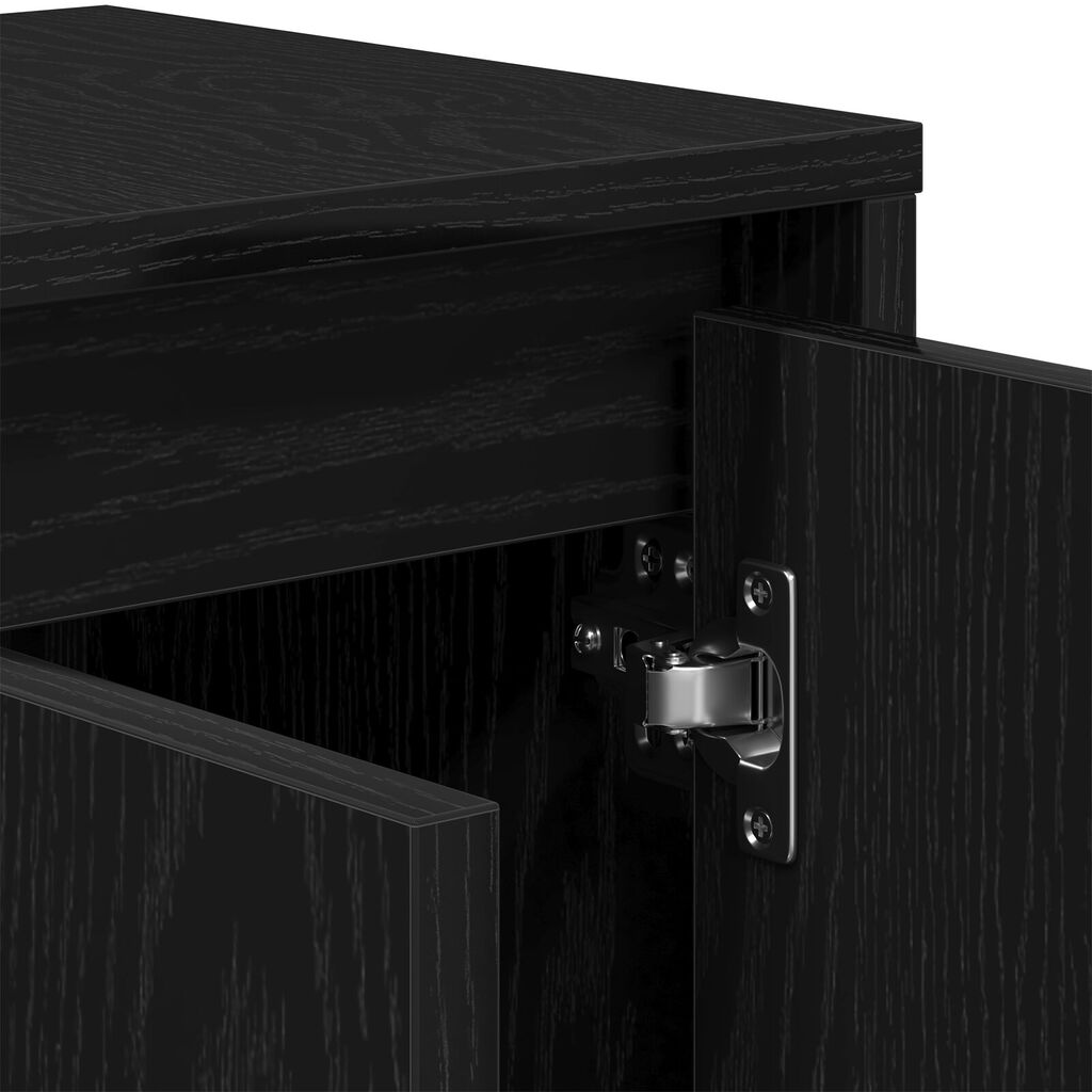 vidaXL Ντουλάπα τηλεόρασης Μαύρο Δρυς 120x30x40,5 εκ. Ξύλο επεξεργασμένο