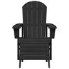 vidaXL Έπιπλα Χαλάρωσης Κήπου 2 pcs Μαύρο 74 x 82 x 90cm Πλαστικό