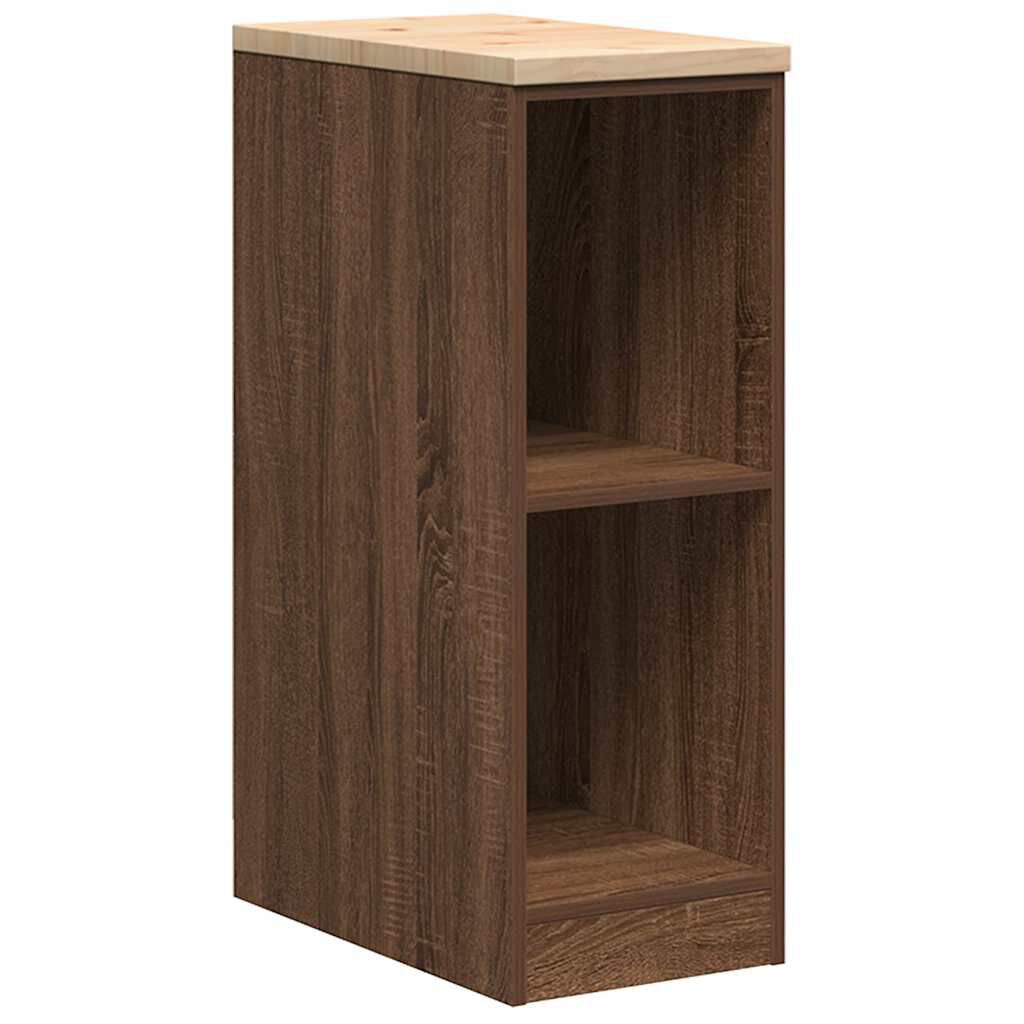 vidaXL ντουλάπι αποθήκευσης γκαράζ 30x51x85 εκ μασίφ ξύλο πεύκο