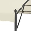 vidaXL Τεντοπέργκολα Κρεμ Υφασμάτινη