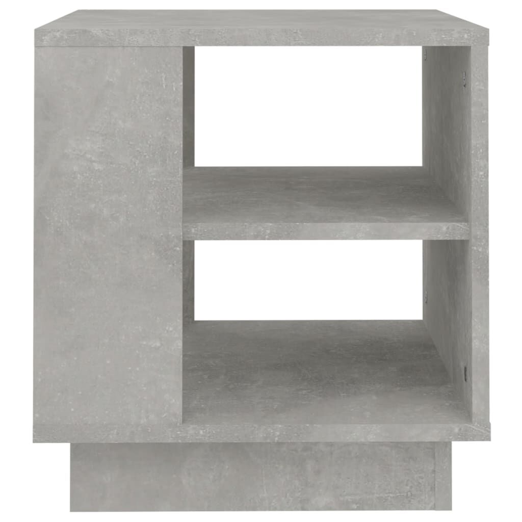 vidaXL Τραπεζάκι Σαλονιού Γκρι Σκυρ. 40x40x43 εκ. Επεξεργασμένο Ξύλο