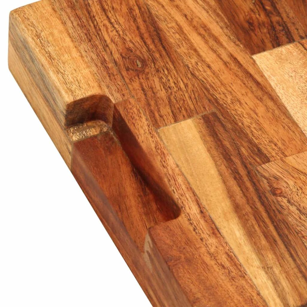 vidaXL Επιφάνεια Κοπής 30x21x4 εκ. από Μασίφ Ξύλο Ακακίας