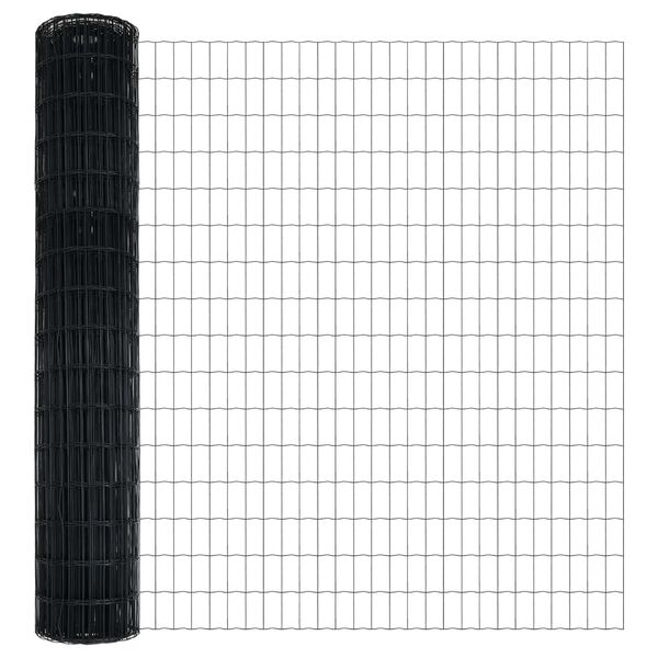 vidaXL Euro Fence Γκρι 1.5x10 μ Χάλυβα