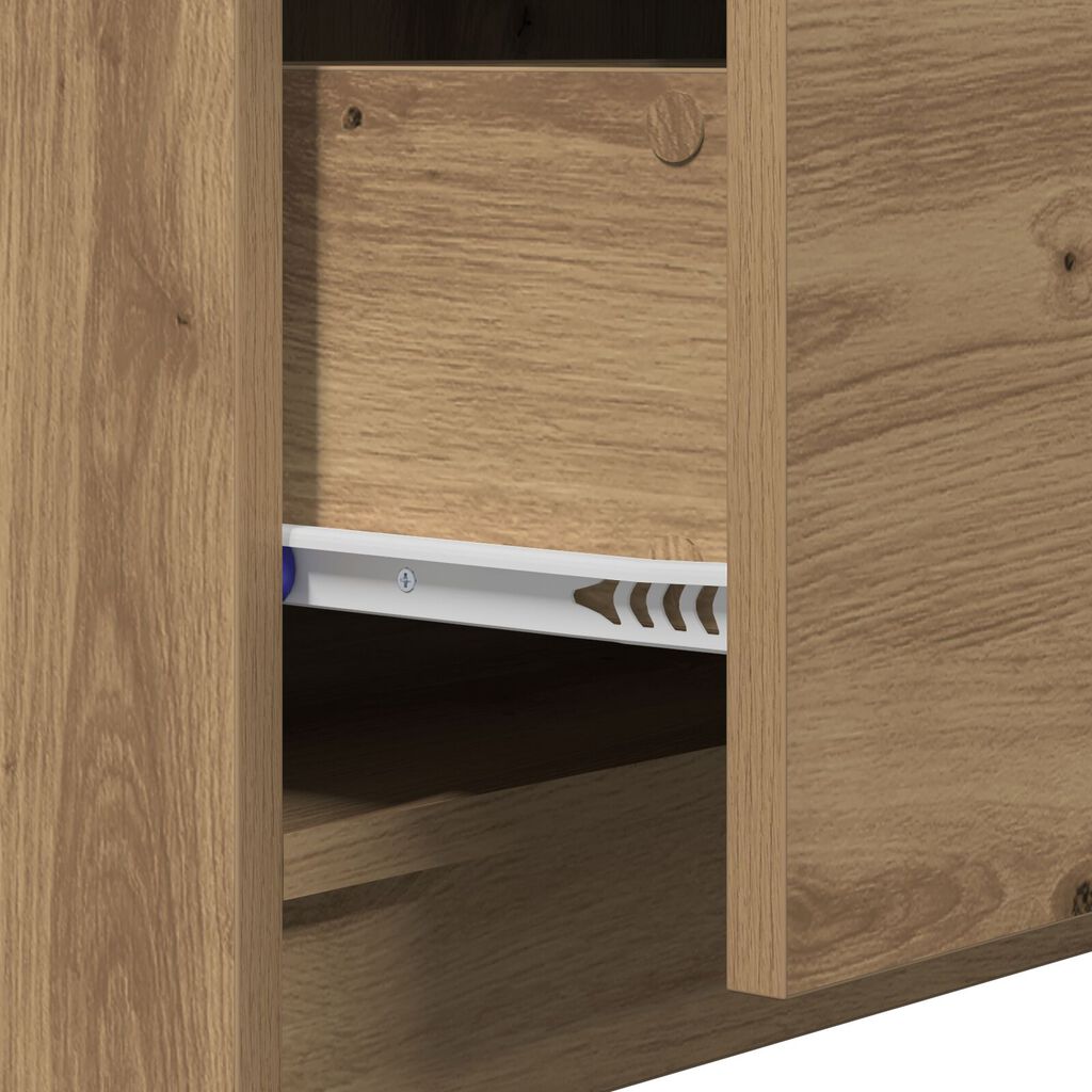 vidaXL Ντουλάπα Νιπτήρα Ξύλο Τέχνης 59x37x59 cm Επεξεργασμένο Ξύλο