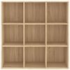 vidaXL Βιβλιοθήκη Χρώμα Sonoma Δρυς 98x29x97,5 εκ. Επεξεργασμένο Ξύλο