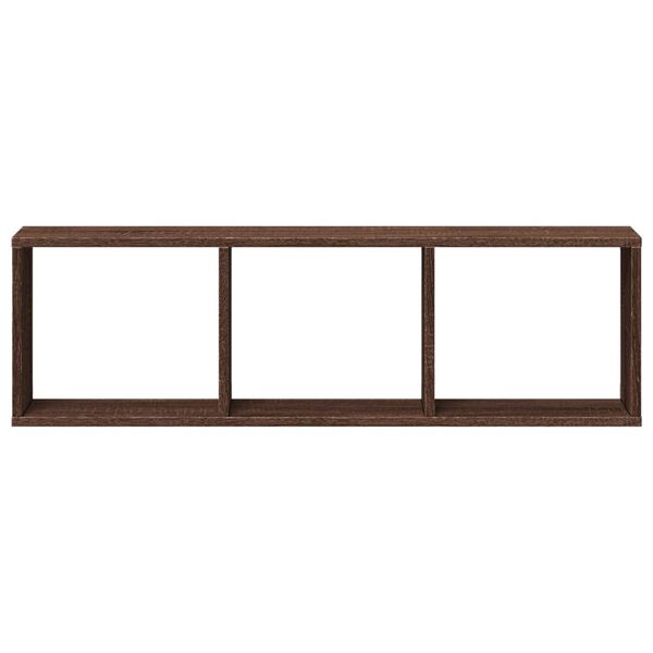 vidaXL Ντουλάπι Τοίχου Καφέ Δρυς 100x16x30 εκ. από Επεξεργασμένο Ξύλο