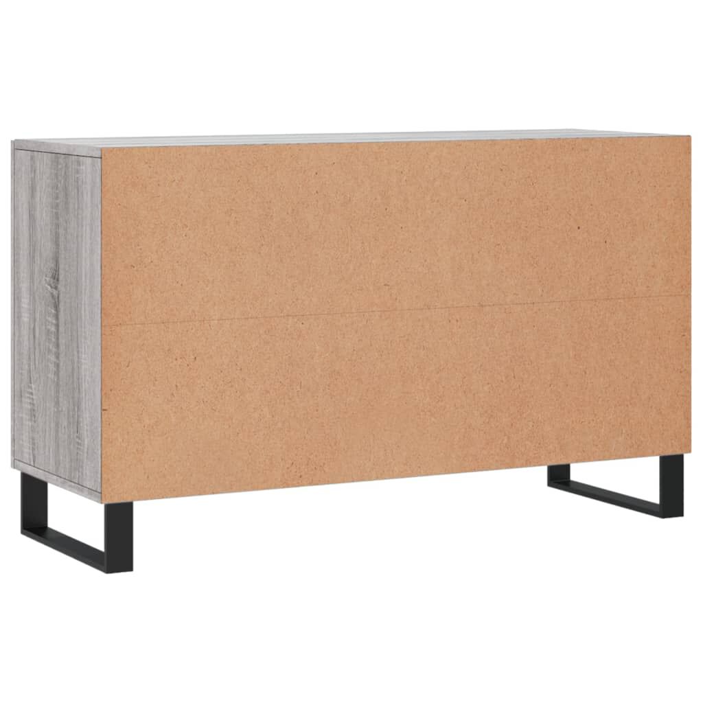 vidaXL Μπουφές Γκρι Sonoma 100 x 36 x 60 εκ. από Επεξεργασμένο Ξύλο