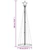 vidaXL Χριστουγεννιάτικο Δέντρο Κώνος 108 LED Μπλε 70 x 180 εκ.