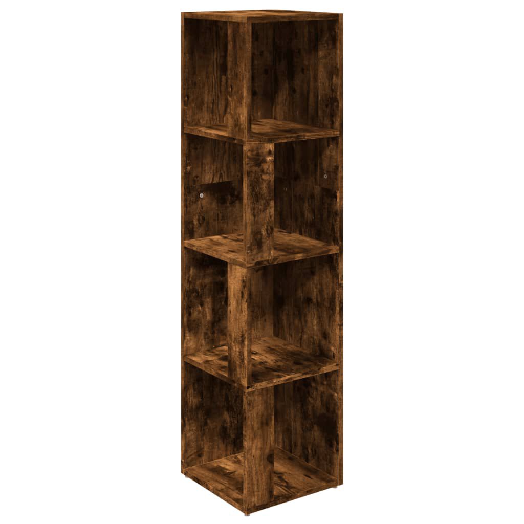 vidaXL Γωνιακό Έπιπλο Καπνιστή δρυς 33x33x132 εκ. από Επεξεργ. Ξύλο