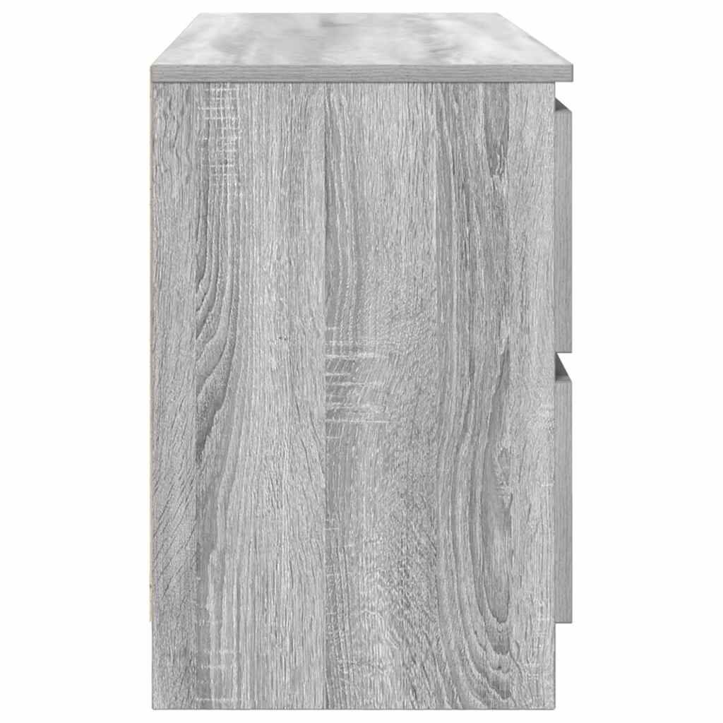 vidaXL Έπιπλο Τηλεόρασης Γκρι Sonoma 100x35x54 εκ. από Επεξεργ. Ξύλο