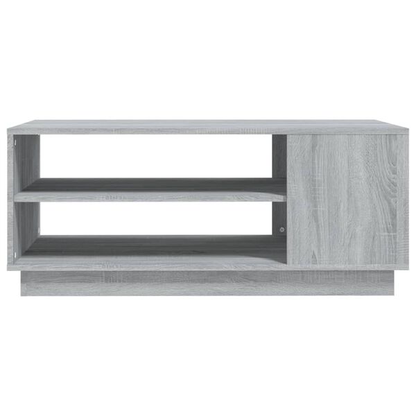 vidaXL Τραπεζάκι Σαλονιού Γκρι Sonoma 102 x 55 x 43 εκ από Μοριοσανίδα