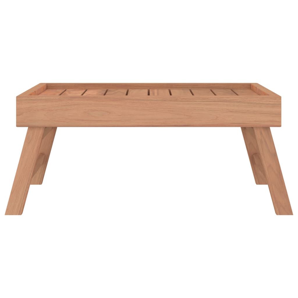 vidaXL Δίσκος Πτυσσόμενος 55x35x25 εκ. από Μασίφ Ξύλο Teak