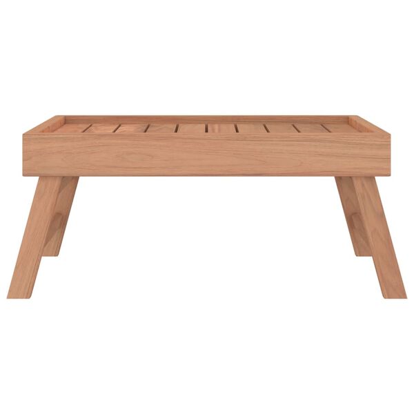 vidaXL Δίσκος Πτυσσόμενος 55x35x25 εκ. από Μασίφ Ξύλο Teak
