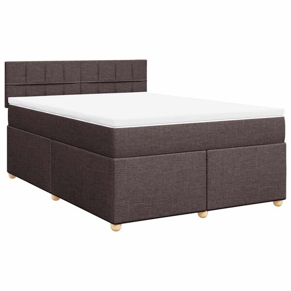 vidaXL &Kappa;&rho;&epsilon;&beta;ά&tau;&iota; Boxspring &mu;&epsilon; &Sigma;&tau;&rho;ώ&mu;&alpha; &Sigma;&kappa;&omicron;ύ&rho;&omicron; &Kappa;&alpha;&phi;έ 140x190 &epsilon;&kappa;. &Upsilon;&phi;&alpha;&sigma;&mu;ά&tau;&iota;&nu;&omicron;