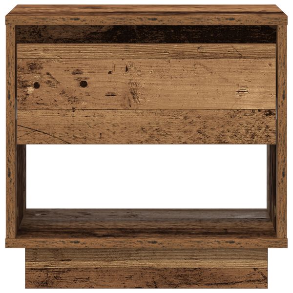vidaXL Κομοδίνο Παλαιό ξύλο 45 x 34 x 44 εκ Επεξεργασμένο ξύλο