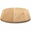 vidaXL Επιτραπέζια επιφάνεια 80x40x2 cm μασίφ ξύλο δρυς οβάλ