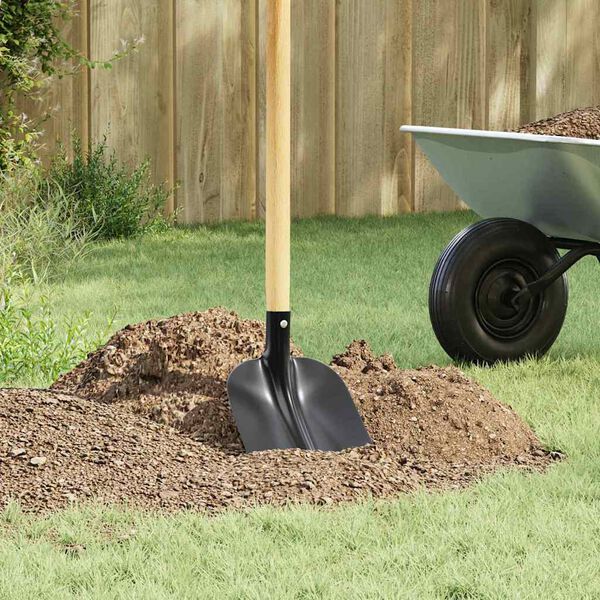 vidaXL Κεφάλι Φτυαριού Μαύρο 34,5 x 24 εκ.