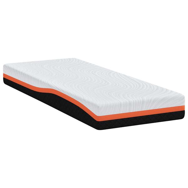 vidaXL Στρώμα Λευκό, Γκρι 70 x 200 cm Pěna