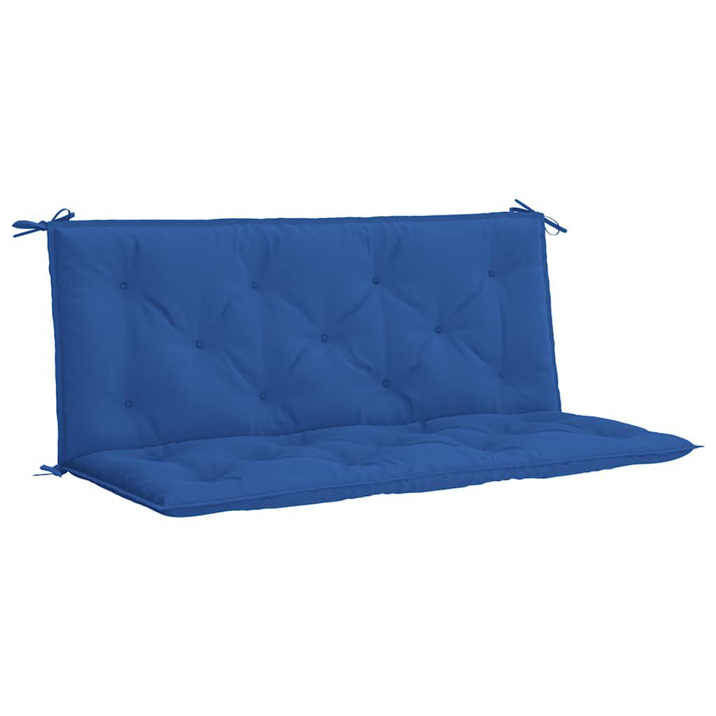 vidaXL Μαξιλάρι Πάγκου Κήπου Μπλε 120x(50+50)x7 εκ. Ύφασμα Oxford