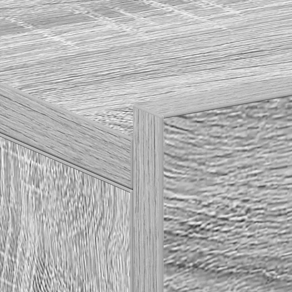 vidaXL Κομοδίνο Κρεμαστό Γκρι Sonoma 40x30x15 εκ. Επεξεργασμένο Ξύλο