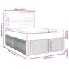 vidaXL &Kappa;&rho;&epsilon;&beta;ά&tau;&iota; Boxspring &mu;&epsilon; &Sigma;&tau;&rho;ώ&mu;&alpha; &Sigma;&kappa;&omicron;ύ&rho;&omicron; &Pi;&rho;ά&sigma;&iota;&nu;&omicron; 140x200&epsilon;&kappa;. &Beta;&epsilon;&lambda;&omicron;ύ&delta;&iota;&nu;&omicron;