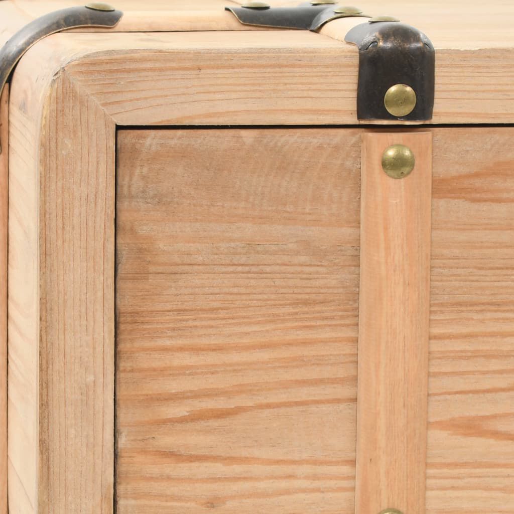 vidaXL Έπιπλο Τηλεόρασης 120 x 33 x 35 εκ. από Μασίφ Ξύλο Ελάτης