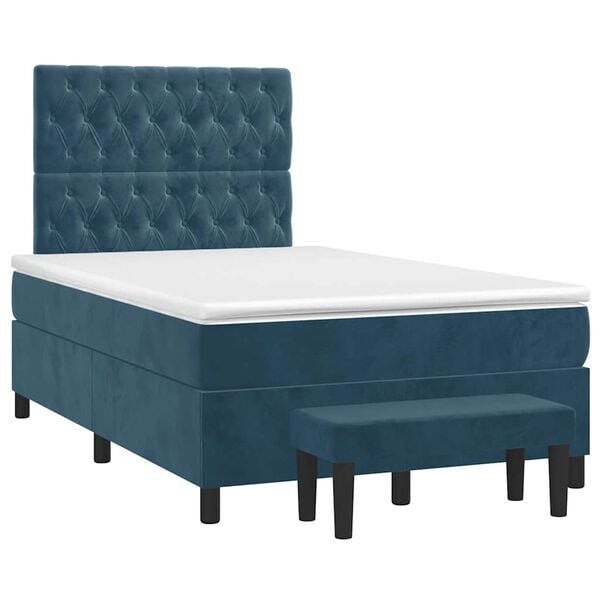 vidaXL &Kappa;&rho;&epsilon;&beta;ά&tau;&iota; Boxspring &mu;&epsilon; &Sigma;&tau;&rho;ώ&mu;&alpha; &Sigma;&kappa;&omicron;ύ&rho;&omicron; &Mu;&pi;&lambda;&epsilon; 120x200 &epsilon;&kappa;. &Beta;&epsilon;&lambda;&omicron;ύ&delta;&iota;&nu;&omicron;
