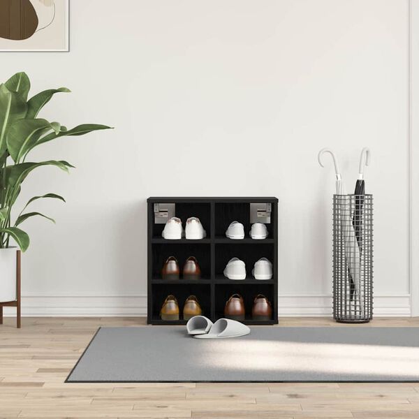 vidaXL &Nu;&tau;&omicron;&upsilon;&lambda;ά&pi;&alpha; &Pi;&alpha;&pi;&omicron;&upsilon;&tau;&sigma;&iota;ώ&nu; &mu;&epsilon; &rho;ά&phi;&iota; &Mu;&alpha;ύ&rho;&eta; &Omicron;&xi;&upsilon;ά 52 x 30 x 50,5 &epsilon;&kappa;.