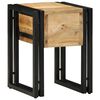 vidaXL End Table Καφέ και Μαύρο 30 x 30 x 40 cm Στερεό ξύλο μάνγκο