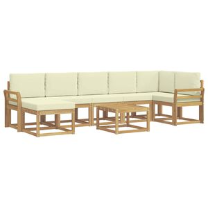 vidaXL &Sigma;&epsilon;&iota;&rho;ά &Kappa;&alpha;&nu;&alpha;&pi;έ &Epsilon;&xi;&omega;&tau;&epsilon;&rho;&iota;&kappa;&omicron;ύ 8 pcs &Lambda;&epsilon;&upsilon;&kappa;ό &kappa;&alpha;&iota; &Kappa;&rho;&epsilon;&mu; &Pi;&omicron;&lambda;&upsilon;&epsilon;&sigma;&tau;έ&rho;&alpha;&sigmaf;