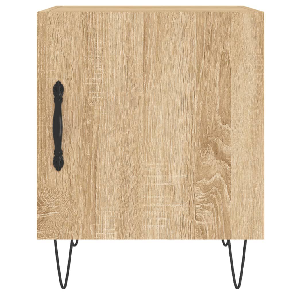 vidaXL Κομοδίνο Sonoma Δρυς 40 x 40 x 50 εκ. από Επεξεργασμένο Ξύλο