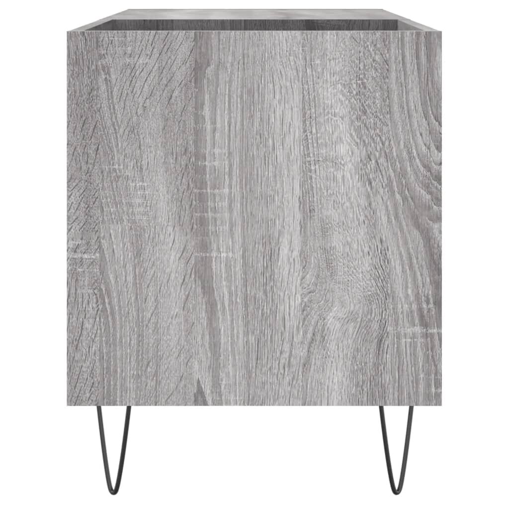 vidaXL Δισκοθήκη Γκρι Sonoma 85 x 38 x 48 εκ. από Επεξεργασμένο Ξύλο