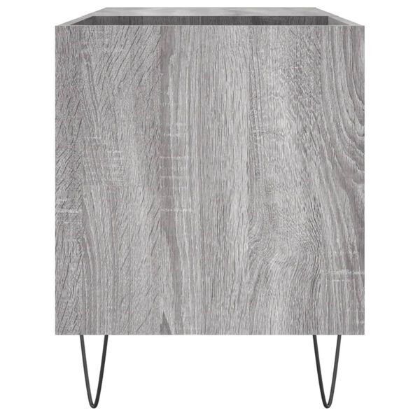 vidaXL Δισκοθήκη Γκρι Sonoma 85 x 38 x 48 εκ. από Επεξεργασμένο Ξύλο