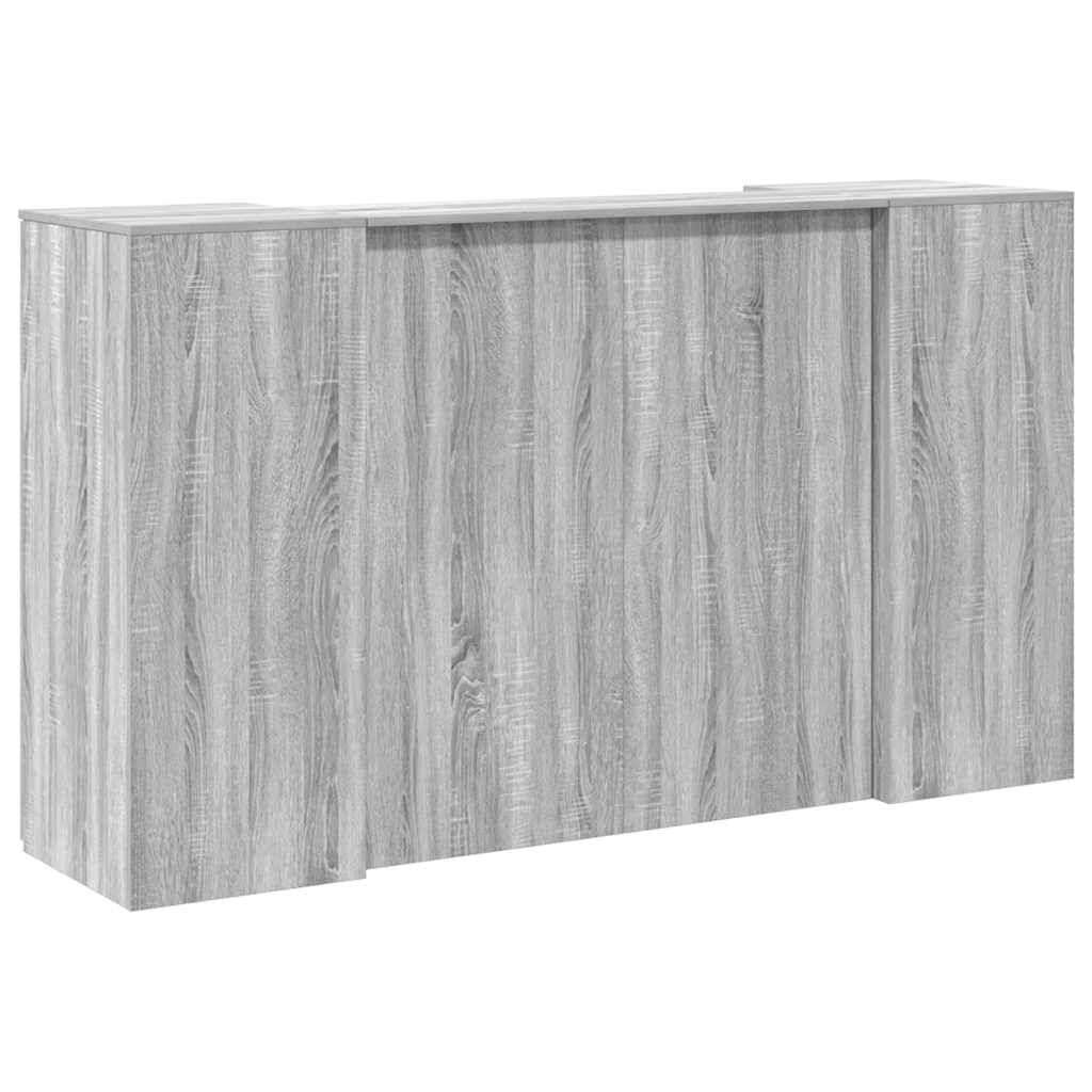 vidaXL Γραφείο υποδοχής 180x50x103,5 εκ. Επεξεργασμένο Ξύλο