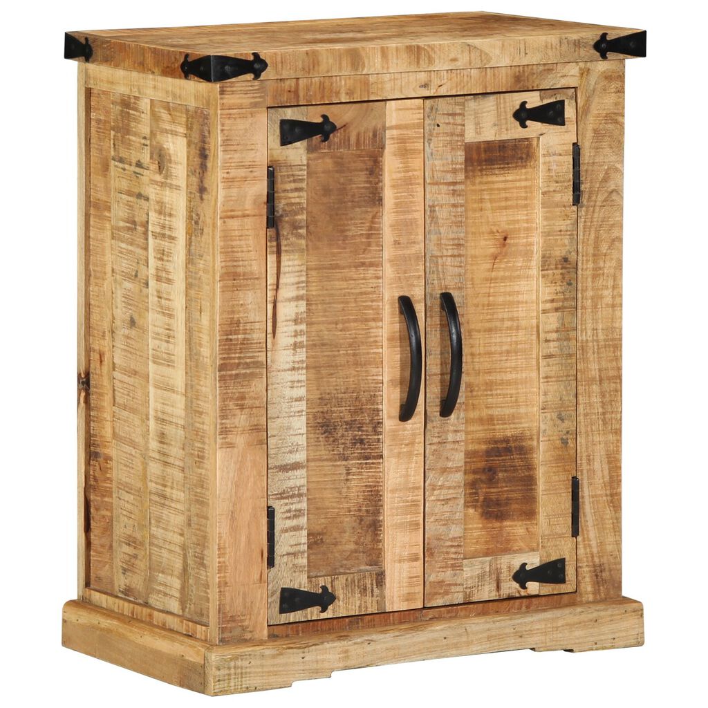 vidaXL Μπουφές 55x35x70 cm Μασίφ Ξύλο Ακατέργαστο Μάνγκο