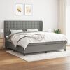 vidaXL &Kappa;&rho;&epsilon;&beta;ά&tau;&iota; Boxspring &mu;&epsilon; &Sigma;&tau;&rho;ώ&mu;&alpha; &Sigma;&kappa;&omicron;ύ&rho;&omicron; &Gamma;&kappa;&rho;&iota; 200x200 &epsilon;&kappa;. &Upsilon;&phi;&alpha;&sigma;&mu;ά&tau;&iota;&nu;&omicron;