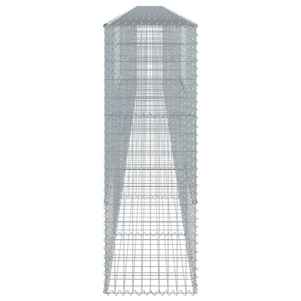 vidaXL Συρματοκιβώτιο με Κάλυμμα 1000x50x150εκ από Γαλβανισμένο Χάλυβα