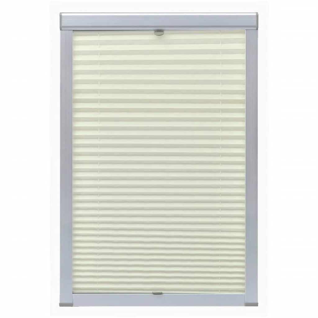 vidaXL Στόρι Σκίασης Πλισέ Κρεμ C04