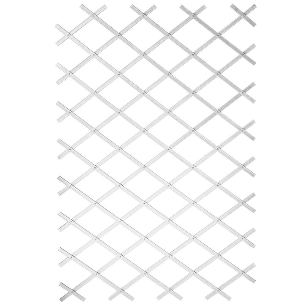 Nature Καφασωτό Κήπου Λευκό 50 x 150 εκ. από PVC 6040701