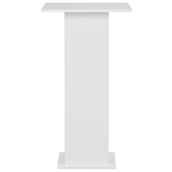 vidaXL Τραπέζι Μπαρ Λευκό 60 x 60 x 110 εκ.