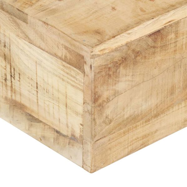vidaXL Τραπεζάκι Σαλονιού 80 x 80 x 28 εκ. από Μασίφ Ξύλο Μάνγκο