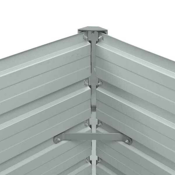vidaXL Ζαρντινιέρα Υπερυψωμένη Ανθρακί 100x40x45 εκ. Γαλβαν. Χάλυβας