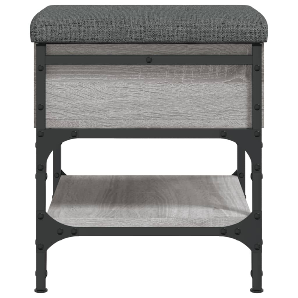 vidaXL Παπουτσοθήκη Γκρι Sonoma 42x42x45 εκ. από Επεξεργασμένο Ξύλο
