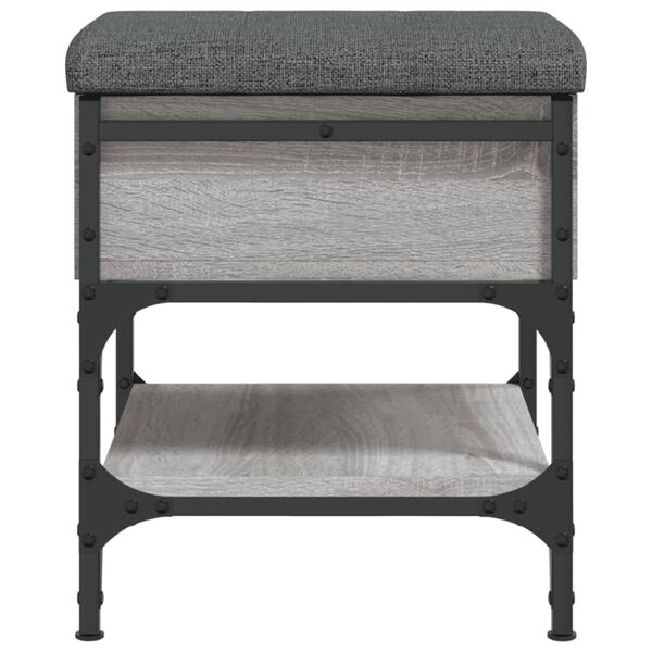 vidaXL Παπουτσοθήκη Γκρι Sonoma 42x42x45 εκ. από Επεξεργασμένο Ξύλο