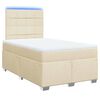 vidaXL &Kappa;&rho;&epsilon;&beta;ά&tau;&iota; Boxspring &mu;&epsilon; &Sigma;&tau;&rho;ώ&mu;&alpha; &Kappa;&rho;&epsilon;&mu; 120x200 &epsilon;&kappa;. &Upsilon;&phi;&alpha;&sigma;&mu;ά&tau;&iota;&nu;&omicron;