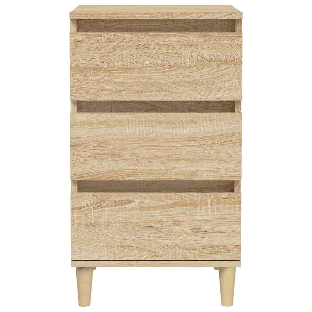 vidaXL Κομοδίνο Sonoma Δρυς 40x35x70 εκ. από Επεξεργασμένο Ξύλο