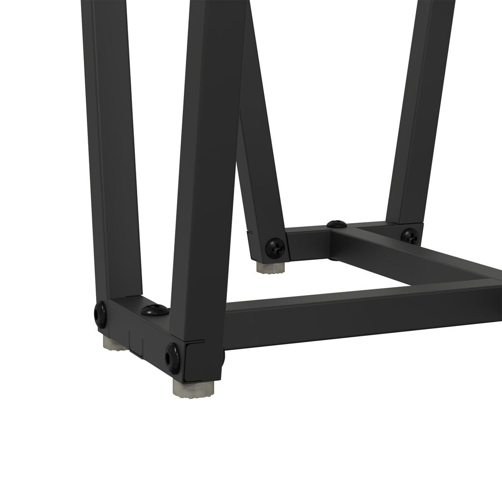 vidaXL Σετ βοηθητικά τραπεζάκια 2 pcs Παλιό ξύλο και Μαύρο