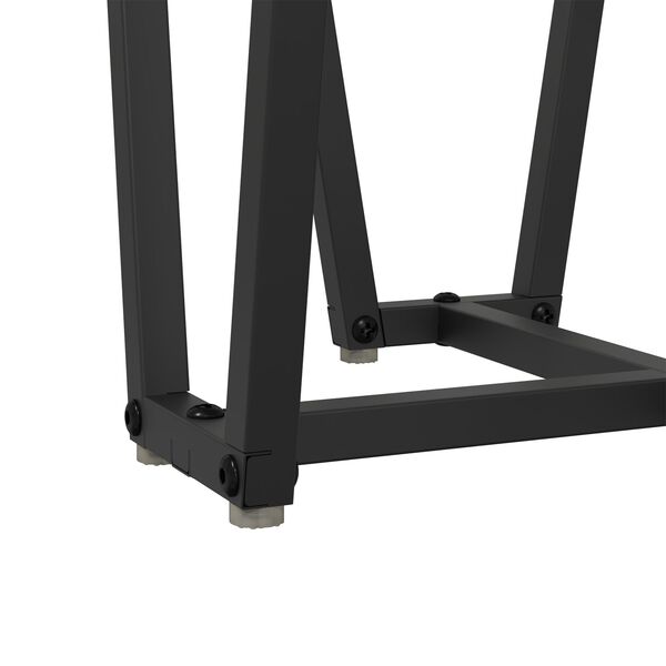 vidaXL Σετ βοηθητικά τραπεζάκια 2 pcs Παλιό ξύλο και Μαύρο