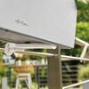 LECHUZA Ζαρντινιέρα Αυτοποτιζόμενη BALCONERA Stone 50 ALL-IN-ONE Γκρι